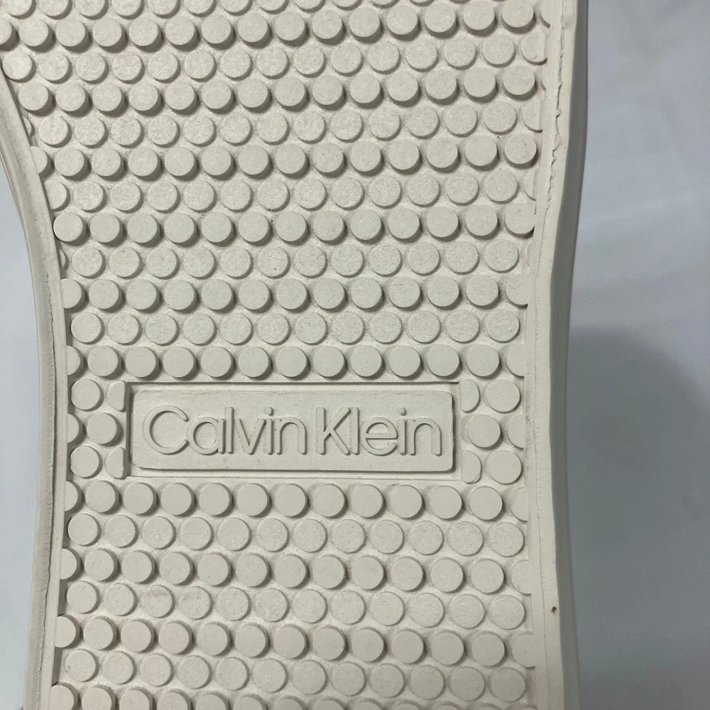 Calvin Klein KCPAILY Womens 7 Light Mint Green Slip On Sneakers Shoes Never Worn